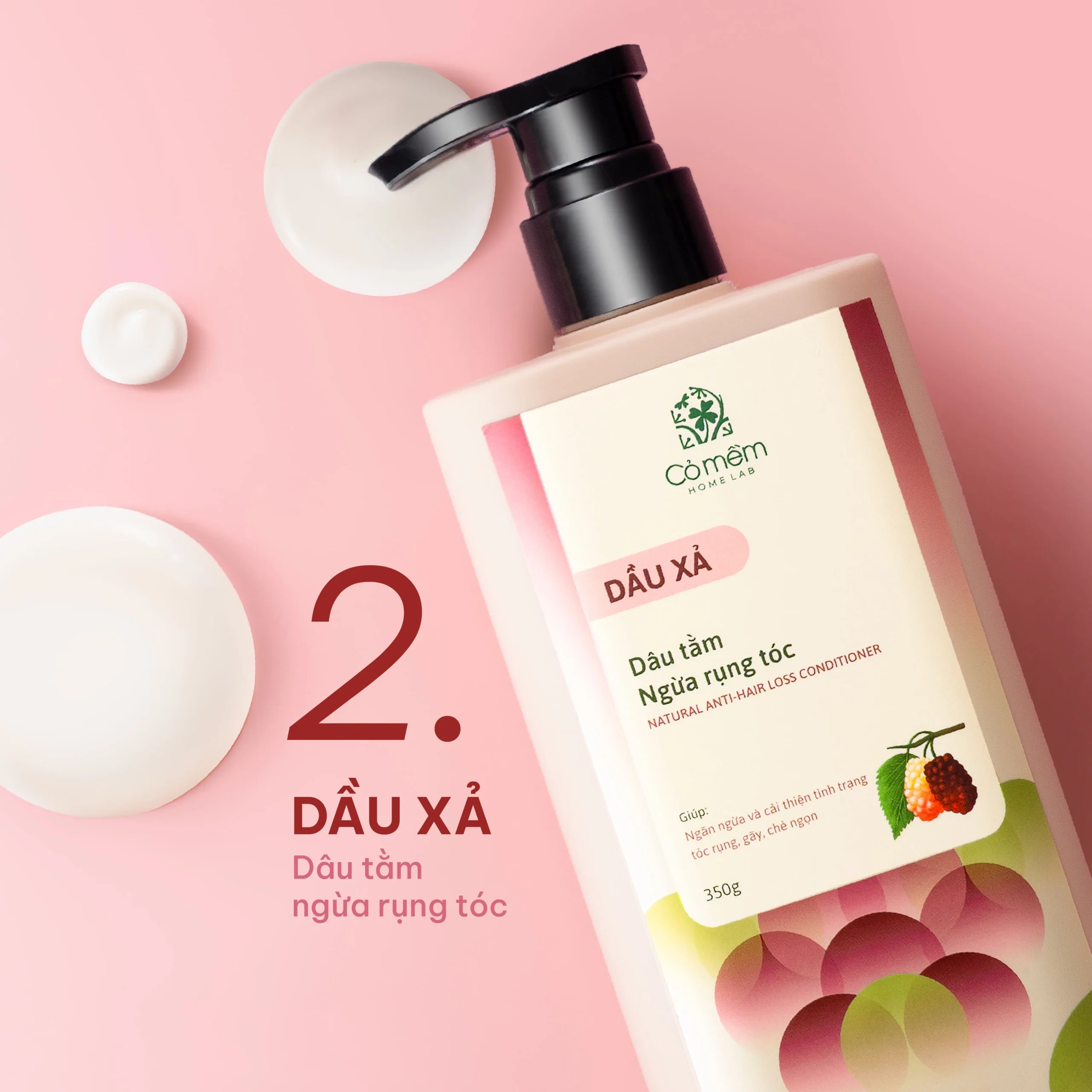 dầu xả dâu tằm ngừa rụng tóc