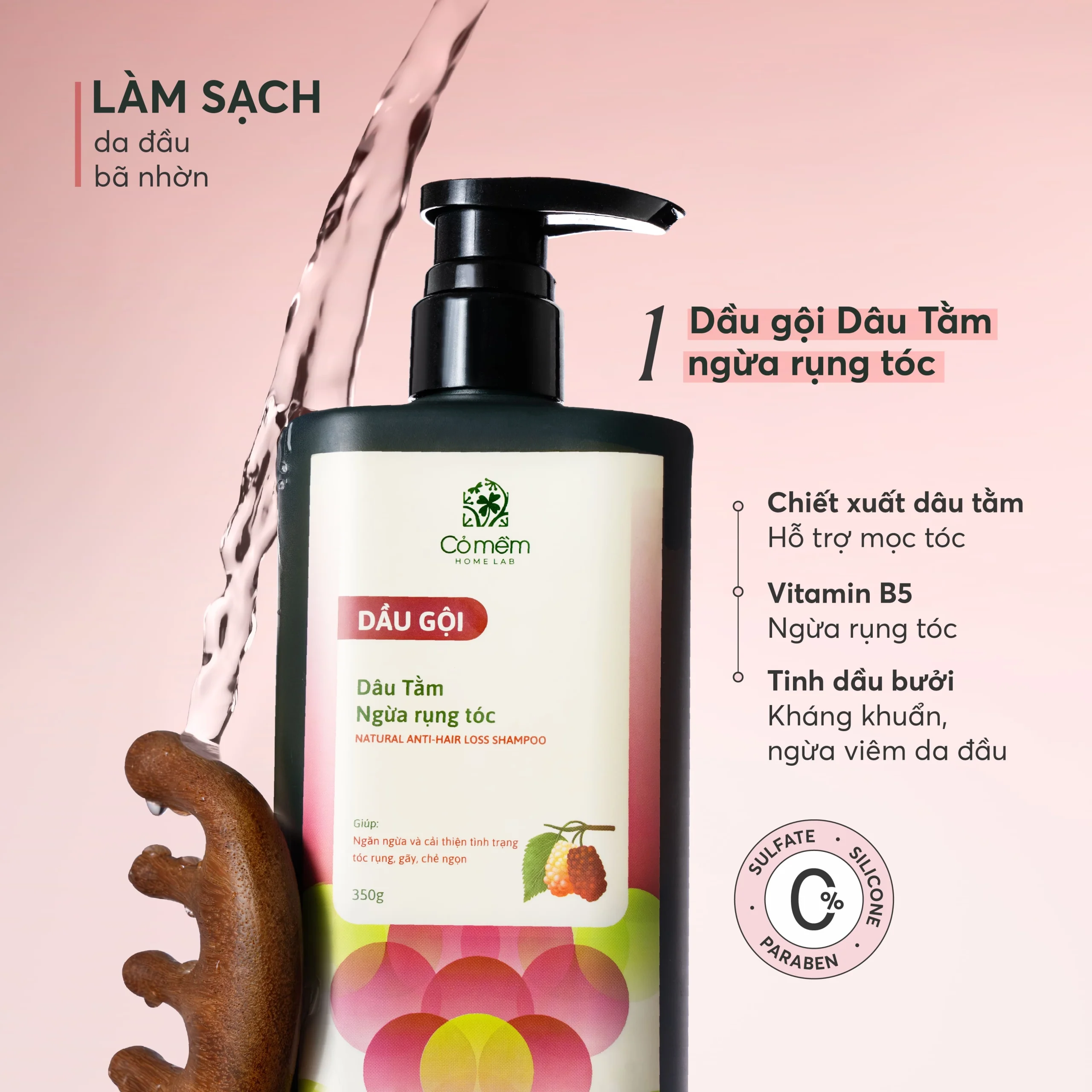 dầu gội dâu tằm ngừa rụng tóc