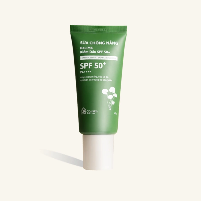 Sữa chống nắng rau má kiềm dầu spf 50+ pa++++