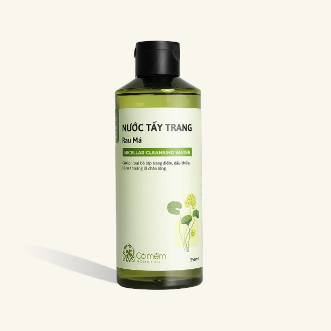 nước tẩy trang rau má
